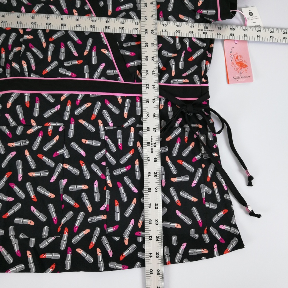 Koi Scrub Top Mock Wrap Women's XS 115PR - Picture 5 of 6